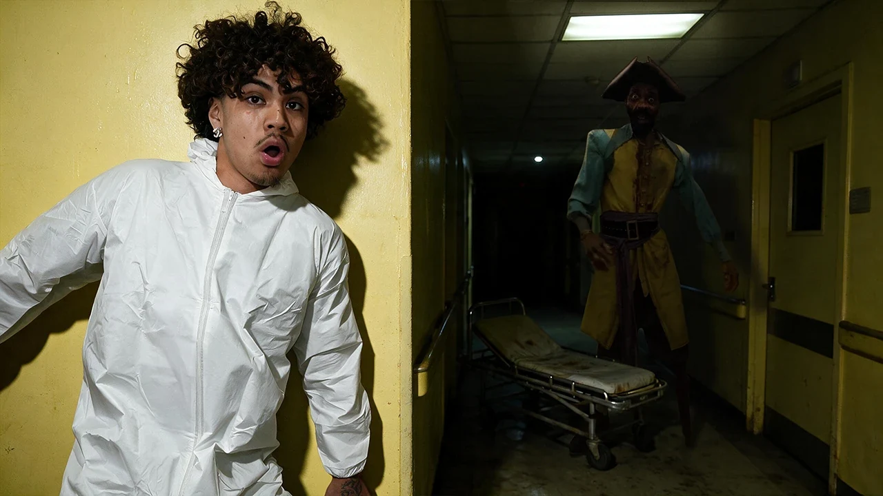 Exploring the Haunted BACKROOMS of Hospitals..., YouTube thumbnail